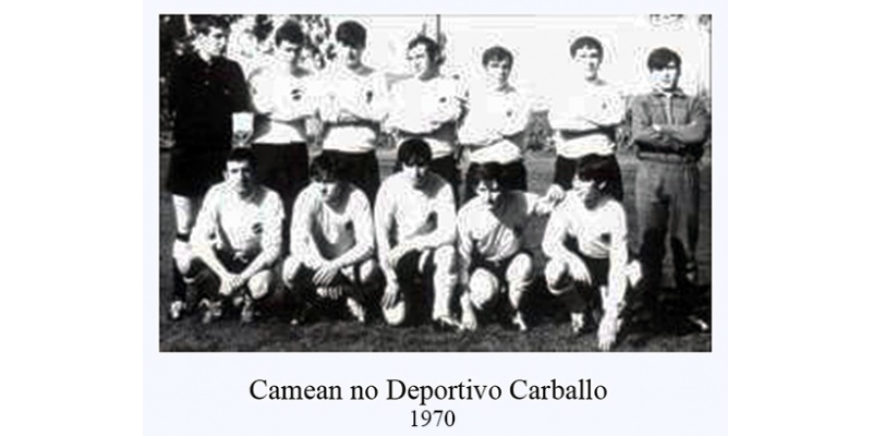 Camean no Deportivo Carballo 1970